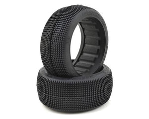 JCONCEPTS Reflex 1/8 Buggy Tires (2) (Red2 - Long Wear) #JC3121-R2