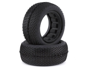 JConcepts Double Dee's V2 2.2" 4WD 1/10 Front Buggy Tires (2) (Green) #JCO3161-02