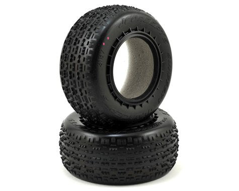 JConcepts Swaggers Carpet Short Course Front Tires (2) (Pink) #JC3187-010