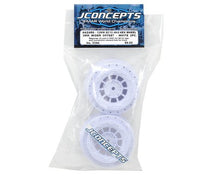JConcepts 12mm Hex Hazard Short Course Wheels w/3mm Offset (White) (2) (SC5M) #JC3344
