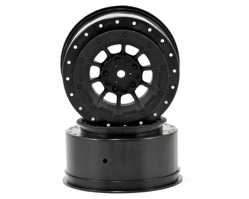 JConcepts 12mm Hex Hazard Short Course Wheels w/3mm Offset (Black) (2) (SC5M) #JCO3344B