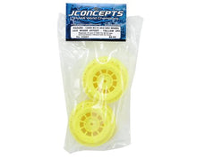 JConcepts 12mm Hex Hazard Short Course Wheels w/3mm Offset (Yellow) (2) (SC5M) #JC3344Y