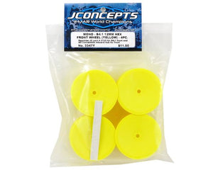 JCONCEPTS Mono - 12mm Hex 2WD Front Wheel Yellow (4PCS) #JC3347Y