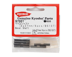 Kyosho 4x27mm Differential Bevel Shaft (6) #KYO97001