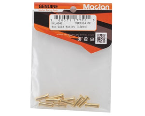Maclan Max Current 5mm Gold Bullet Connectors (10) #MCL4042