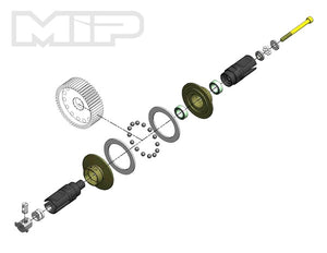MIP Bi-Metal Super Diff™ Kit, All Team Associated B6 Vehicles, #17100
