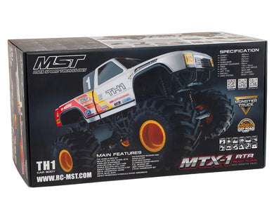 MST MTX-1 RTR 2WD Monster Truck w/TH1 Body (White) #MXS-531602W