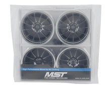 MST S-GD 21 Wheel Set (Silver/Black) (4) (Offset Changeable) w/12mm Hex  #MXS-832105SBK