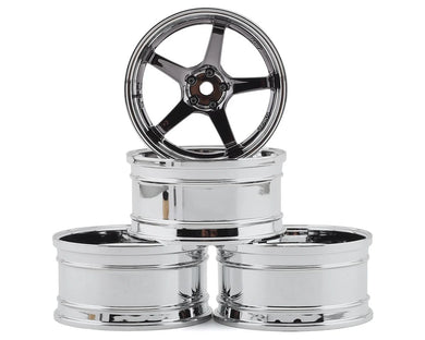 MST GT Wheel Set (Chrome/Black Chrome) (4) (Offset Changeable)  #MXS-832109SBK