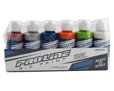 Pro-Line RC Body Airbrush Paint Metallic/Pearl Color Set (6)