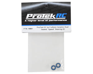 ProTek RC 5x11x4mm Ceramic Dual Sealed "Speed" Bearing (2) #PTK10061