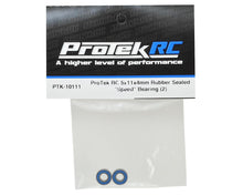 ProTek RC 5x11x4mm Rubber Sealed "Speed" Bearing (2) #PTK-10111