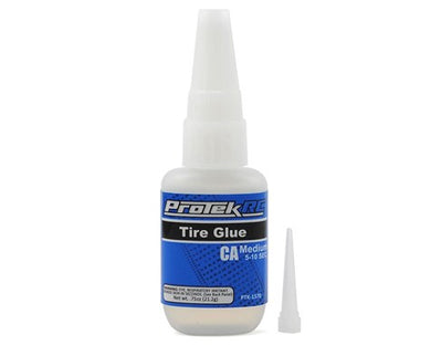 ProTek RC CA Tire Glue w/Glue Tip (Medium) (0.75oz)