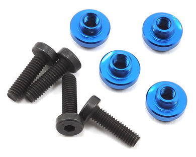 ProTek RC Aluminum Servo Mount Grommet (Blue) (4) #PTK-3041