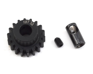 ProTek RC Steel 32P Pinion Gear w/3.17mm Reducer Sleeve (Mod .8) (5mm Bore) (18T) #PTK-8061