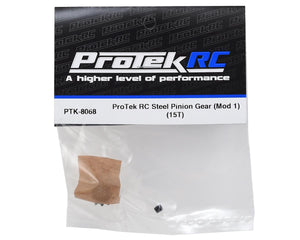 ProTek RC Steel Mod 1 Pinion Gear (5mm Bore) (15T) #PTK-8068