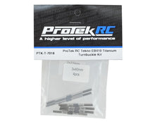 ProTek RC Tekno EB410 Titanium Turnbuckle Kit  #PTK-T-7018