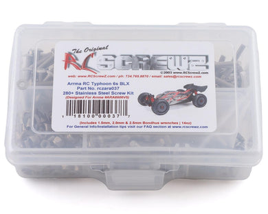 RC Screwz Arrma Typhon 6S BLX V5 Stainless Steel Screw Kit #RCZARA037