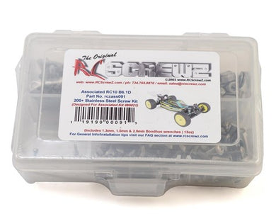 RC Screwz Associated RC10B6.1D Stainless Steel Screw Kit