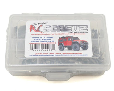 RC Screwz Traxxas TRX-4 Stainless Steel Screw Kit