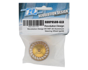Revolution Design Sanwa M17/MT-44 Aluminum Steering Wheel (Gold) #RDRP0500-GLD