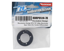 Revolution Design B74 48P Machined Spur Gear (Center-Differential) (78T) #RDRP0514-78