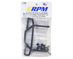 RPM Traxxas Rustler Rear Bumper (Black) #RPM70812