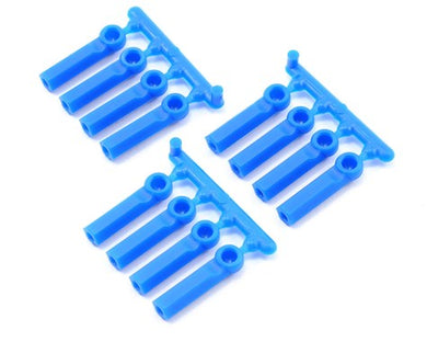 RPM Long Shank 4-40 Rod Ends (Blue) (12) #RPM73395