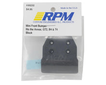 RPM Mini Front Bumper (Black) #RPM80232