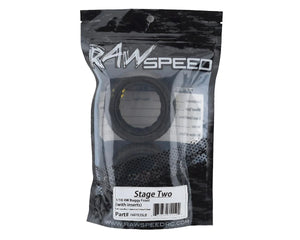 Raw Speed RC Stage Two Front 4WD Buggy Tires (2) (Soft - Long Wear)  #RWS160703SLB