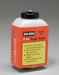 DUBRO 410. 10 OZ. SQUARE FUEL TANK