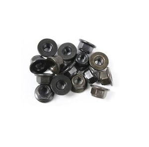 Rovan 5mm Flanged Black Nyloc Nuts 15Pcs # 68038