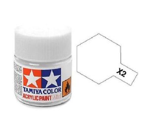 Tamiya X-2 White Gloss Acrylic Paint 10ml #81502