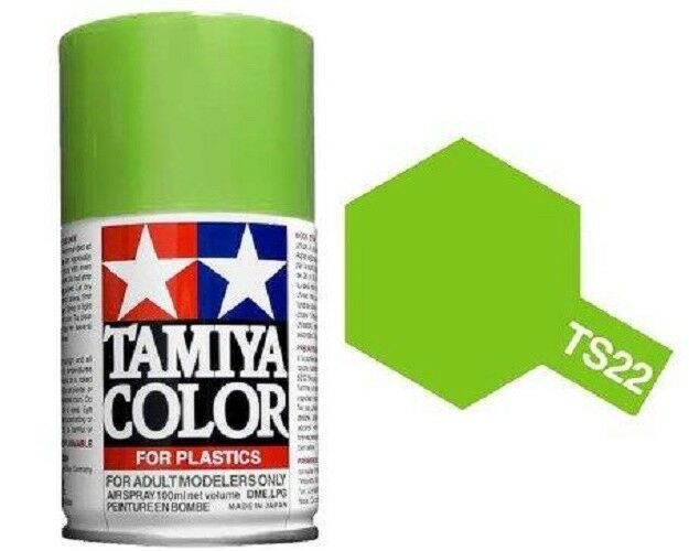 Tamiya TS-22 Light Green Lacquer Spray Paint 100ml