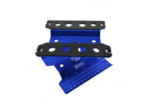 RC Car Repair Station Assembly Platform Display Stand For Rc car 1/12 1/10 1/8 140*120*60-90mm Red/Black/Blue(DTEL01022)