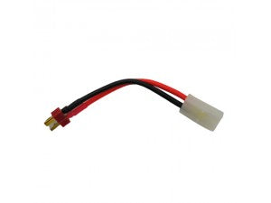 Tamiya Female to T-Plug Male 14AWG Silicone Wire L=100mm (DTC07002)