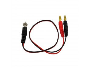 4.0mm Banana Plug to Glow Plug 22AWG PVC Wire L=200mm (DTC07026)