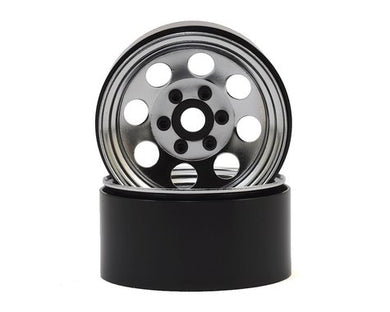 SSD RC 8 Hole 1.9” Steel Beadlock Wheels (Chrome) #SSD00270