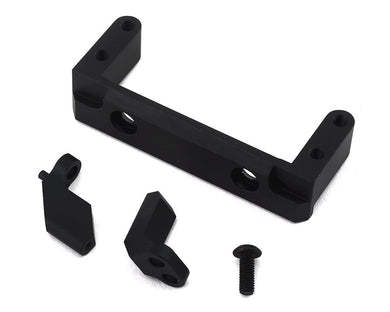 SSD RC Capra Aluminum Servo Mount Set (Black) #SSD00394