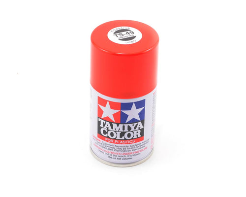 85049 | Tamiya TS-49 Bright Red Lacquer Spray Paint 100ml