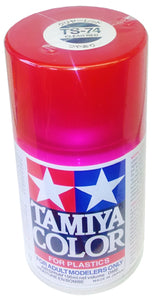 85074 | Tamiya TS-74 Clear Red Lacquer Spray Paint 100ml