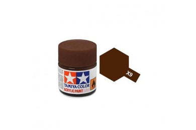 Tamiya X-9 Brown Gloss Acrylic Paint 10ml