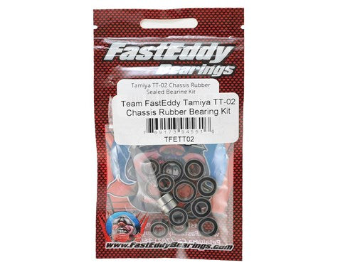 FastEddy Tamiya TT-02 Chassis Rubber Bearing Kit