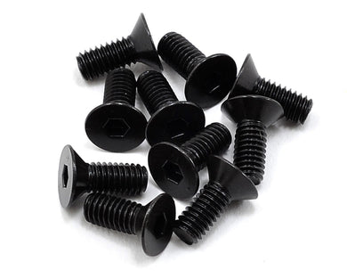 Tekno RC 4x10mm Flat Head Screw (10) #TKR1343