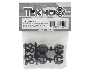 Tekno RC Large Radius Locking Shock Rod End & Spring Perch Set #TKR6140C