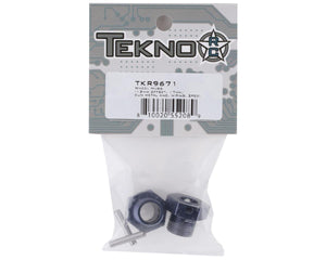 Tekno RC ET48 2.0 Aluminum 17mm Hex Wheel Hub Set (Gun Metal) (2) (+2mm Offset) #TKR9671