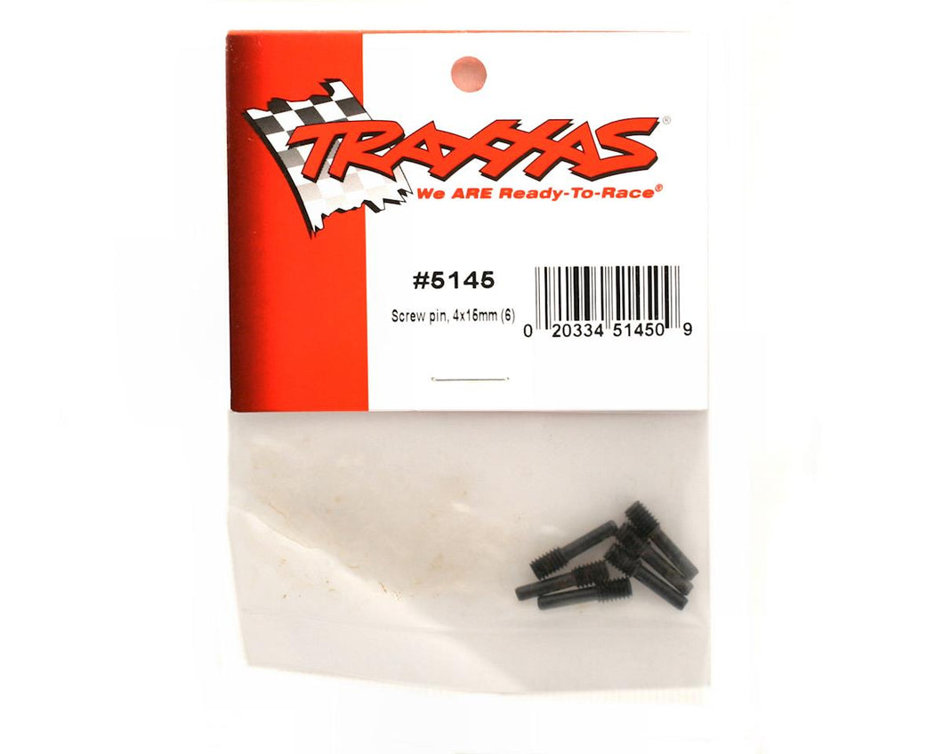 5145 | Traxxas 4x15mm (Pin 2.5x10mm) Fine Thread Grub Screws 6Pcs