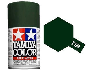 Tamiya TS-9 British Green Lacquer Spray Paint 100ml #T85009