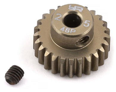 ALUMINUM 7075 HARD COATED MOTOR GEAR/PINIONS 48P 25T #MG-48025