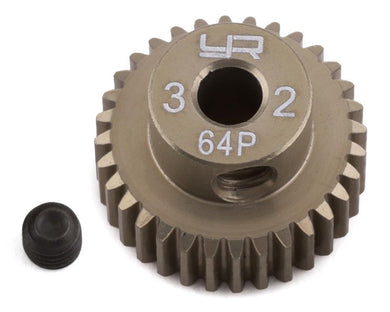 ALUMINUM 7075 HARD COATED MOTOR GEAR/PINIONS 64P 32T #MG-64032